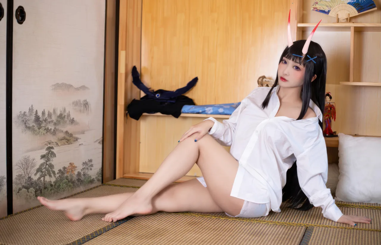 洛璃LoLiSAMA - 碧蓝航线 能代 衬衣-erohere4.webp